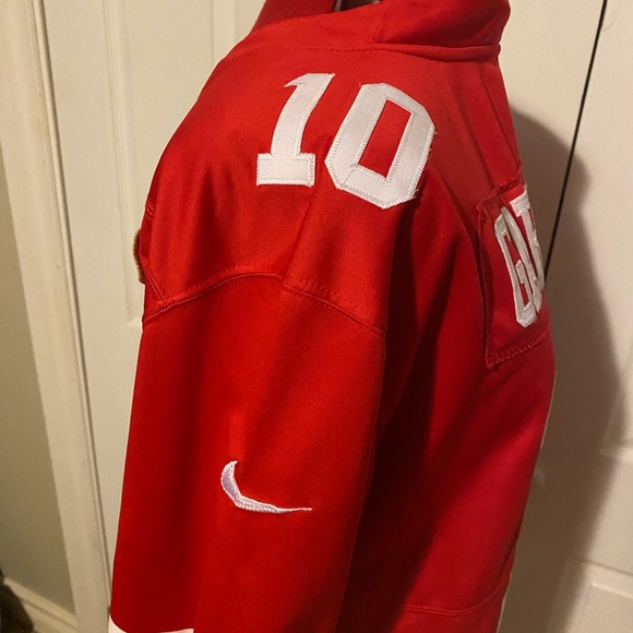 Men's Nike Jimmy Garoppolo Red San Francisco 49ers 75th Anniversary Ltd. Jersey - Picture 6 of 9
